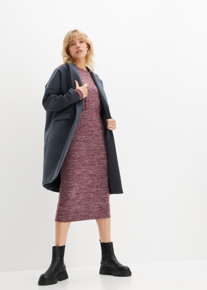 Strickkleid mit Rückenausschnitt