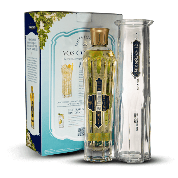 Coffret Liqueur St Germain + Carafe en Verre 20%