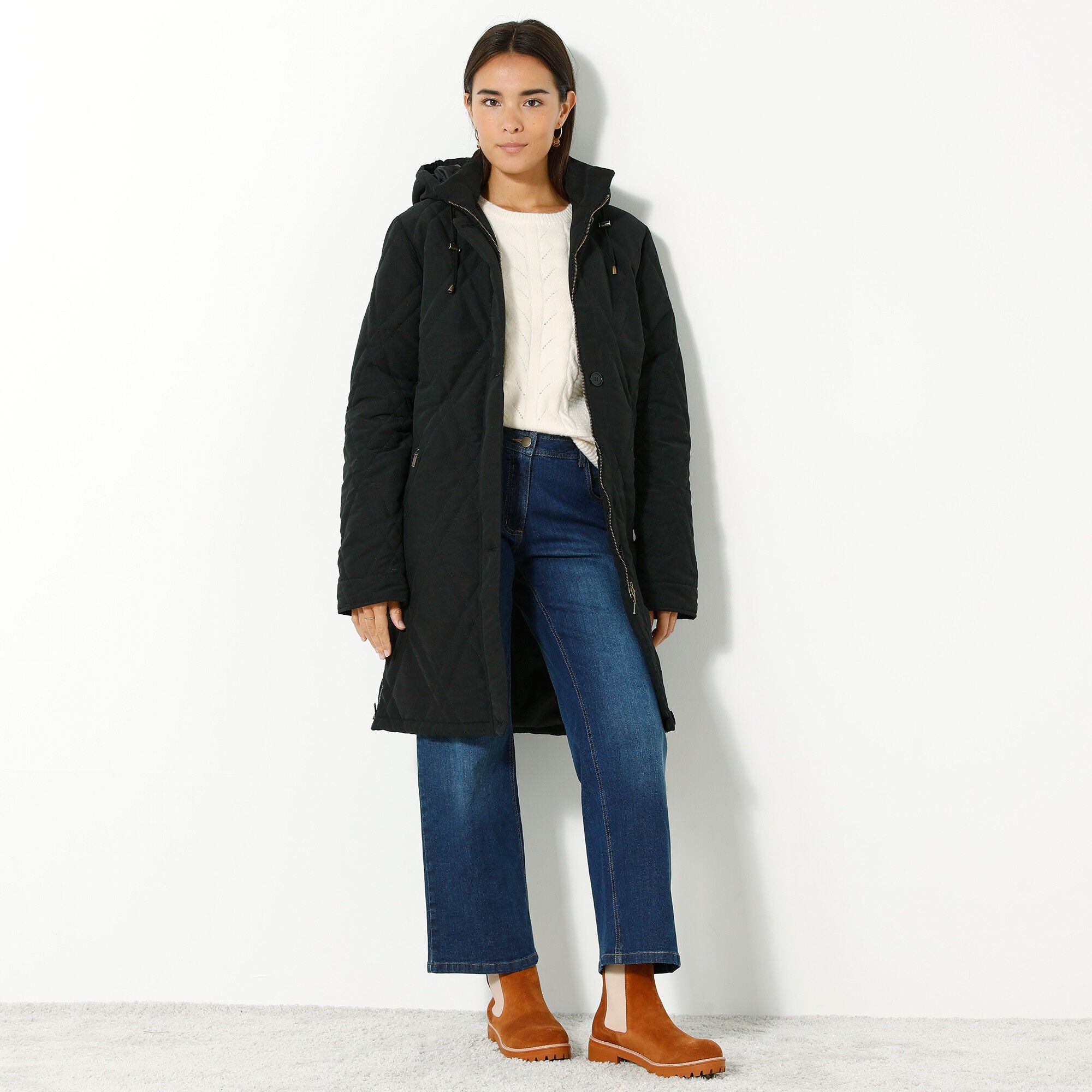 Parka matelassée microfibre