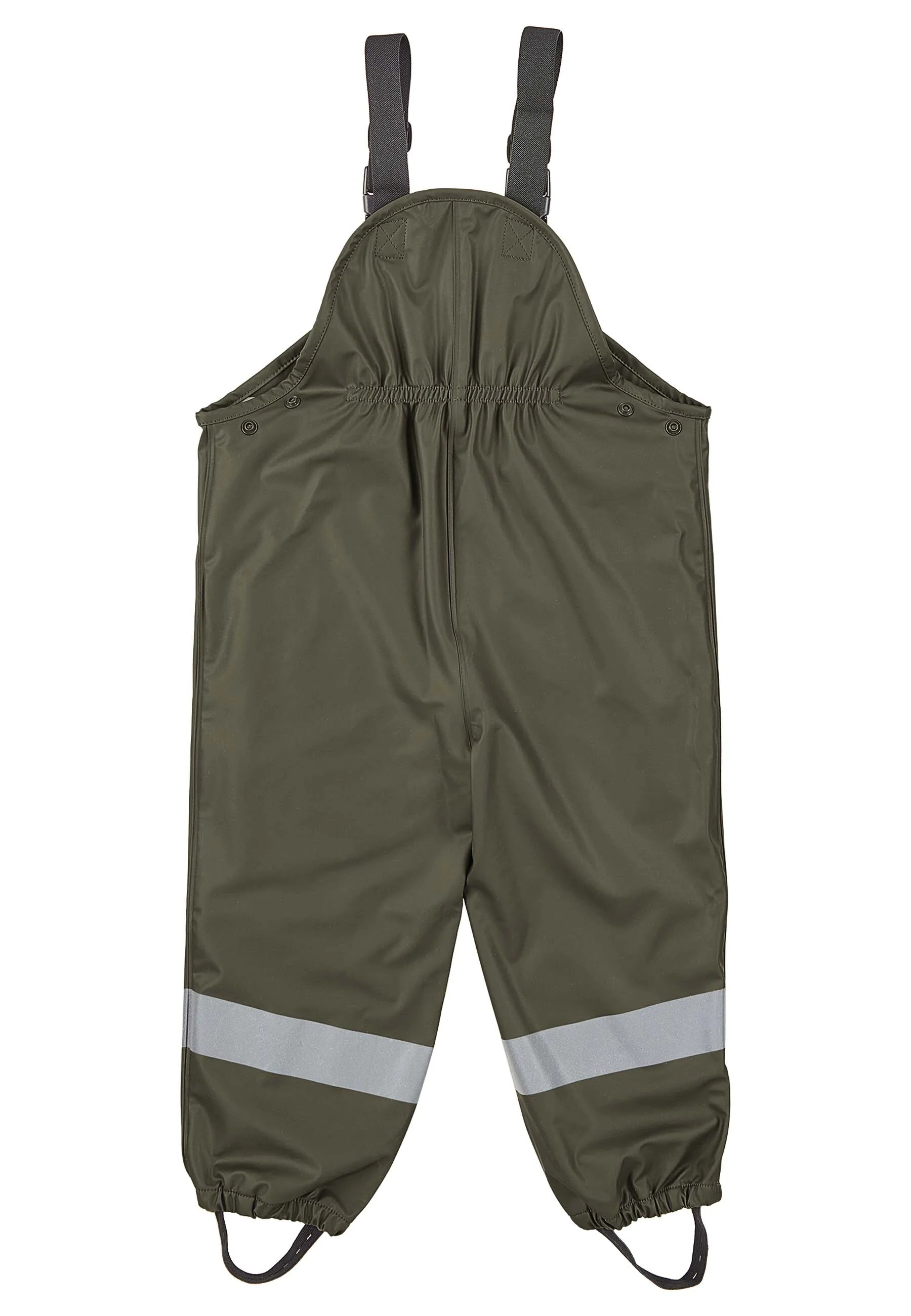 Regenträgerhose ungefüttert mit Reflektoren, uni