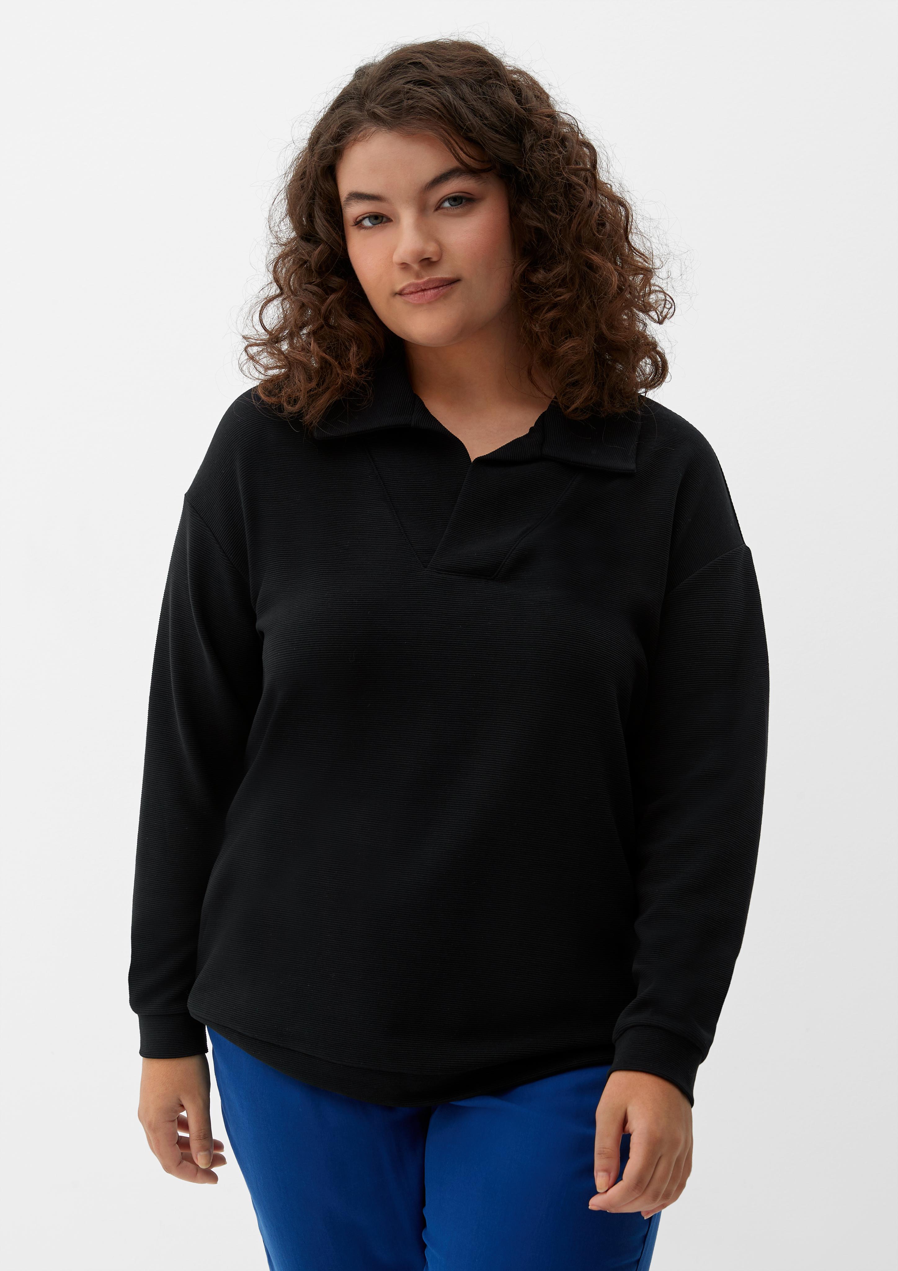 Shirt mit Troyerkragen  2126104-9999