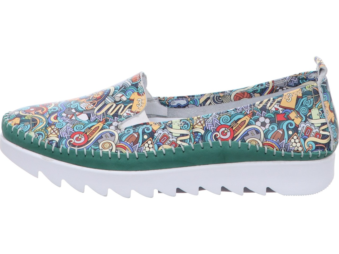 GEMINI Sportliche Slipper grün