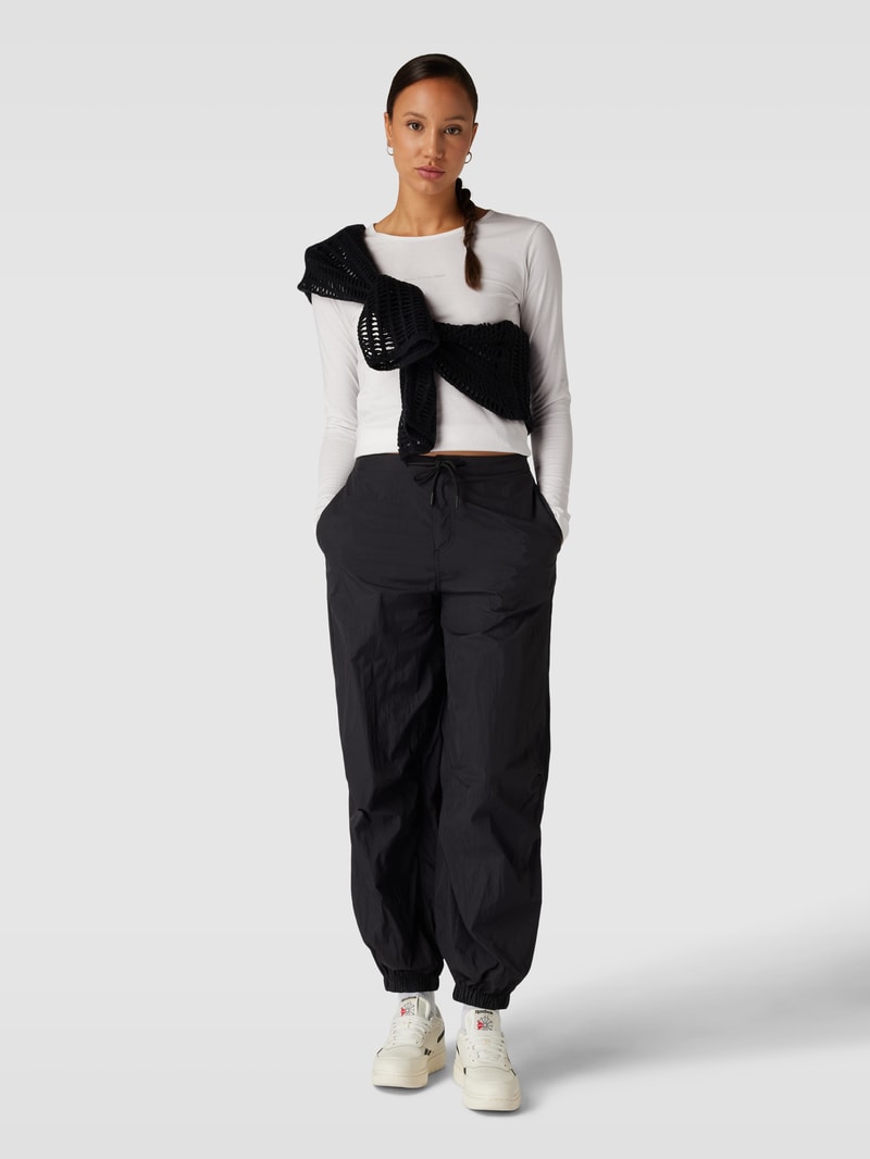 Longsleeve mit Label-Print in offwhite