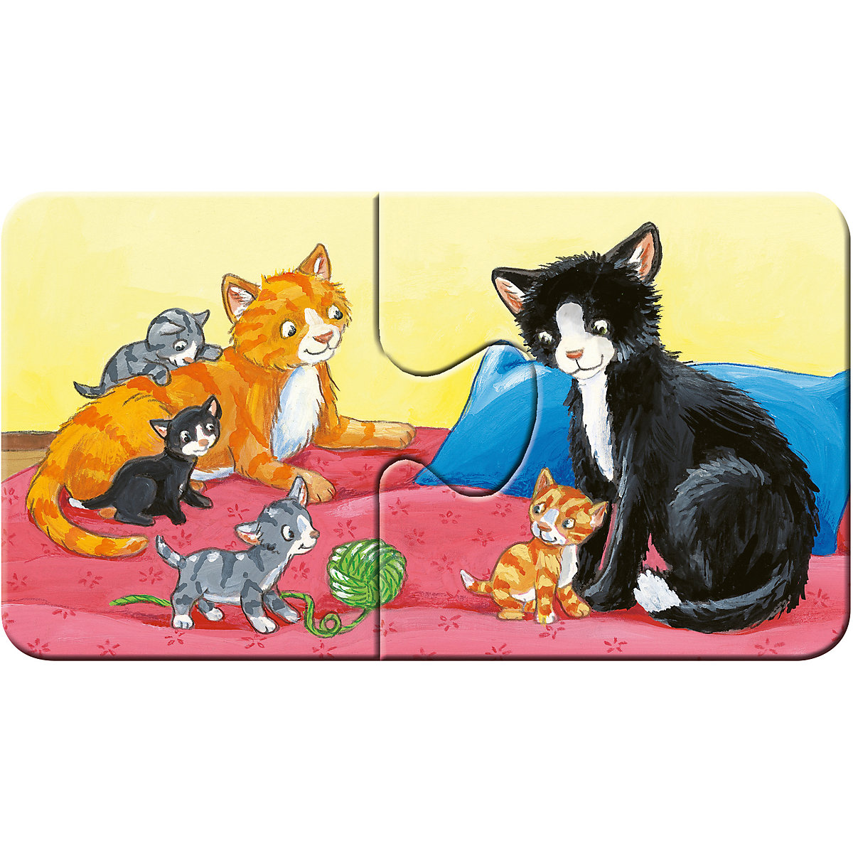 my first puzzles  - Tierfamilien auf dem Bauernhof, 9 x 2 Teile
