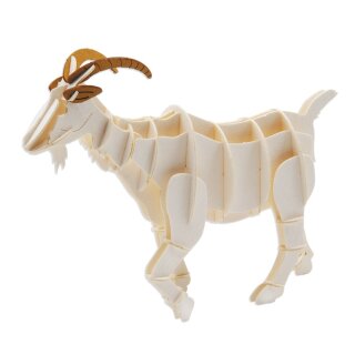 3D-Modell, Ziege, Spezialkarton, gelasert