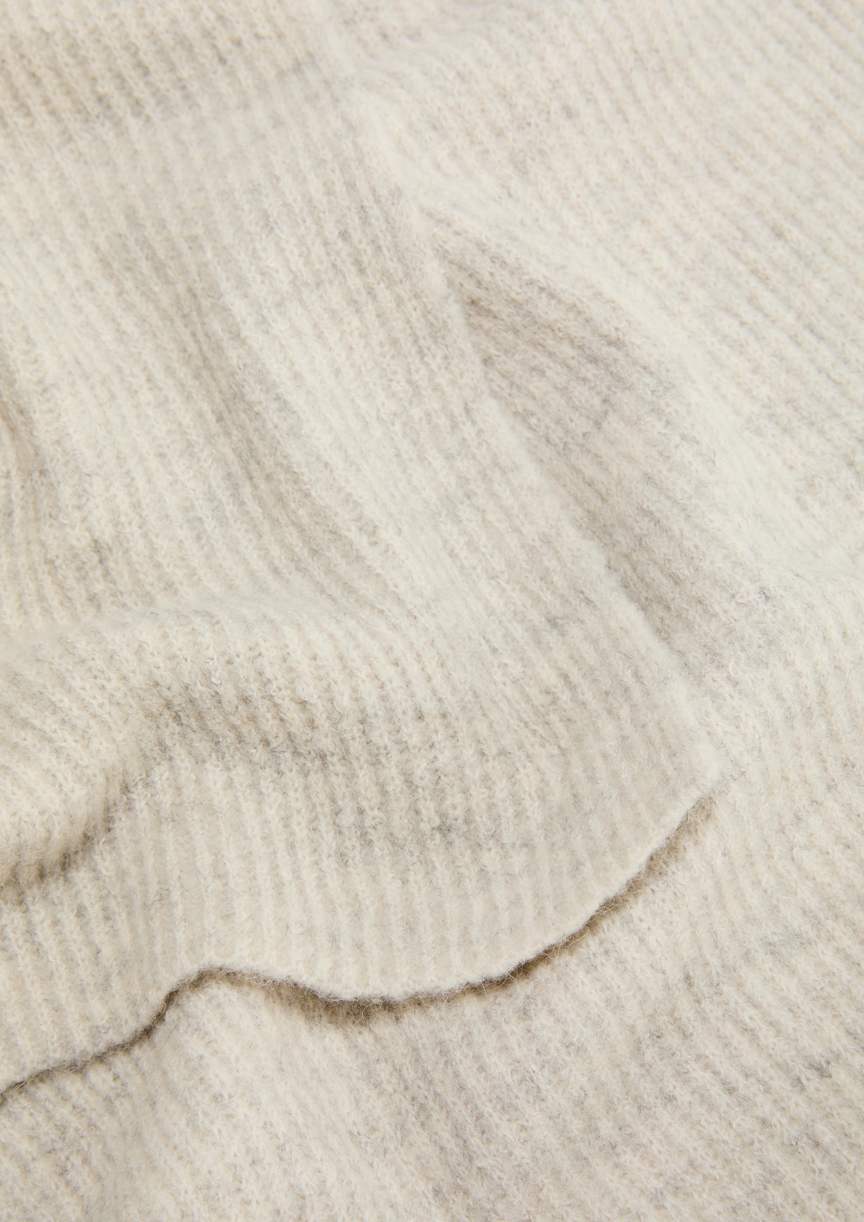 Rippstrick-Schal mit Wollanteil  2133715-9103