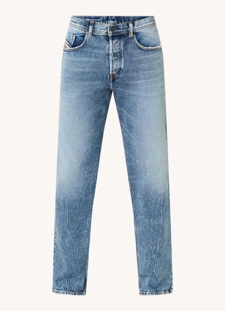 Blugi Diesel D-Finitive Tapered, Decolorare Medie