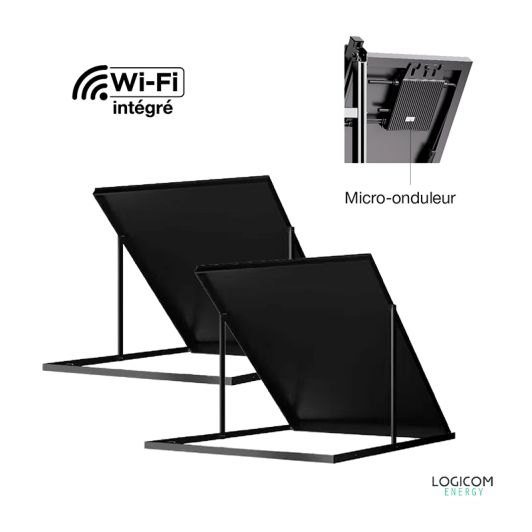 Panneau zonneel LOGICOM Kit 2x200W Plug&Play
