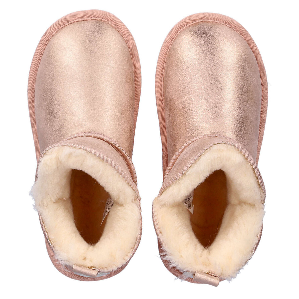 Bolsa Chica Mid Jr Nude Glitter Ballerinas