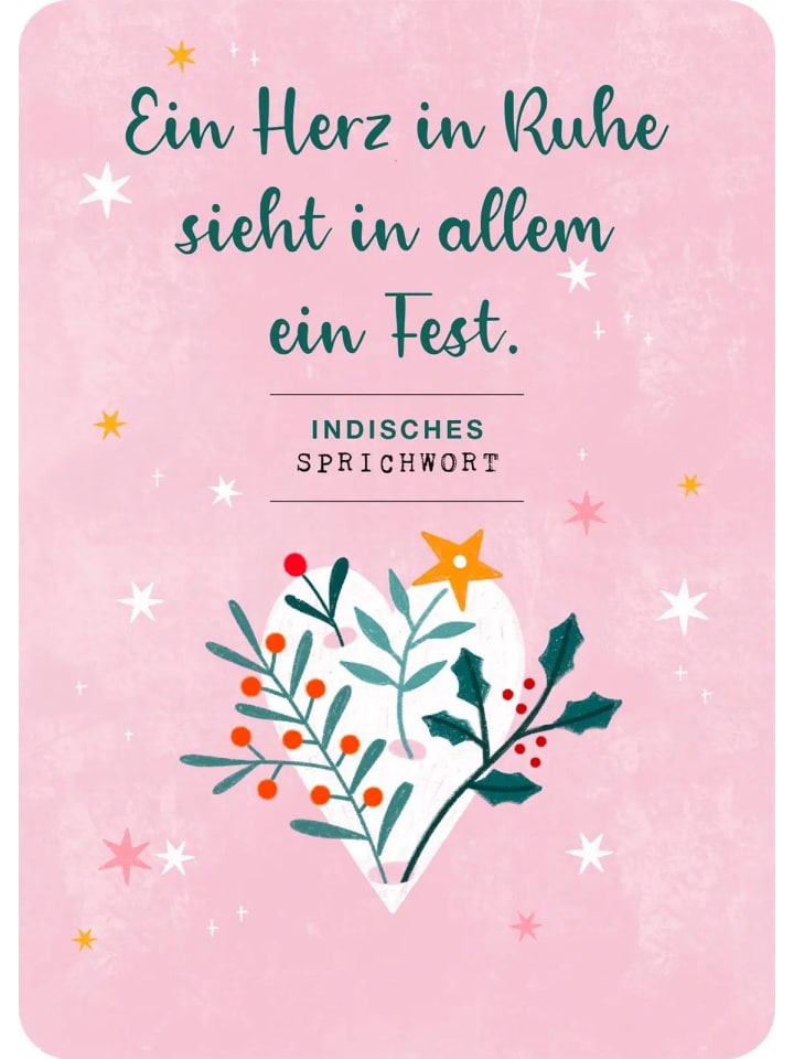 ars edition 24 Flow-Momente für den Advent | 24 schöne Postkarten günstig kaufen onesize