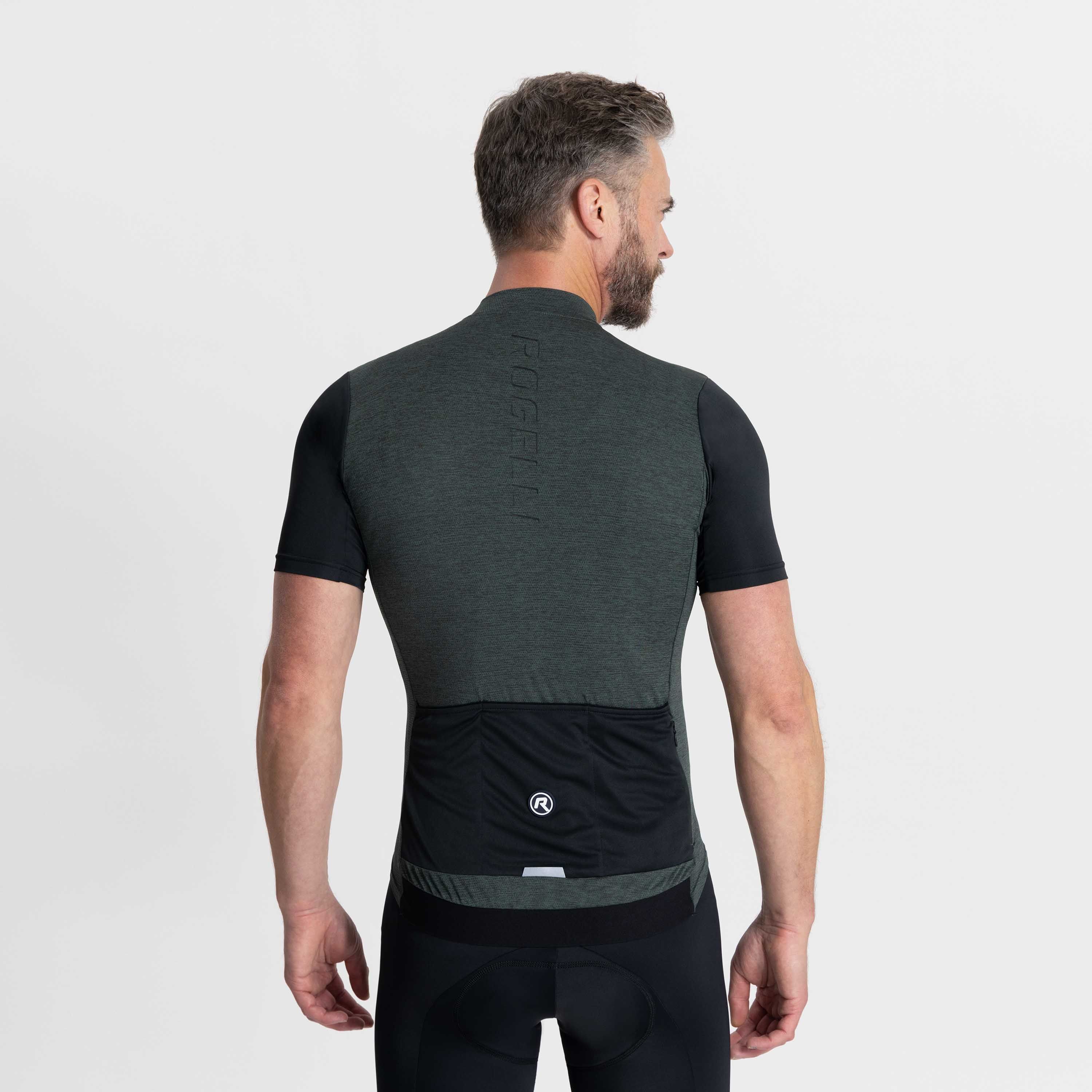 Rogelli Melange Grün Herren Radtrikot Kurzarm