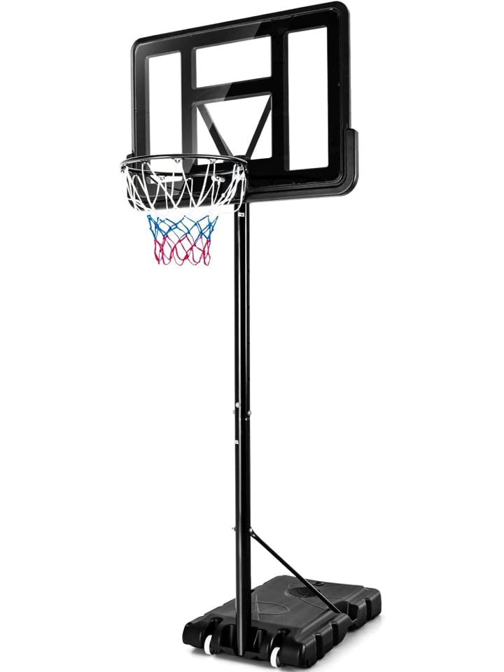 COSTWAY Basketballständer 130-305 cm in Schwarz günstig kaufen 90 x 60 cm