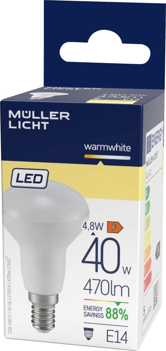 LED Reflektor R50 40W E14 470lm, 1 St