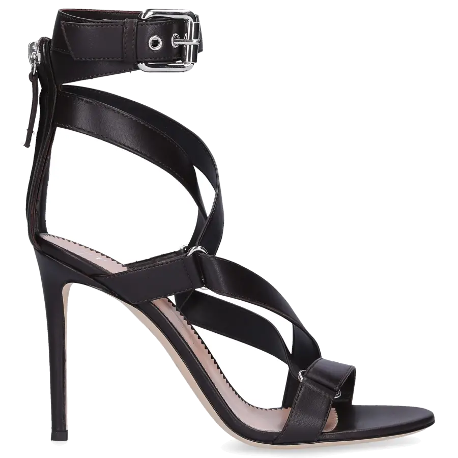 Giuseppe Zanotti - Riemchensandalen LARRISA Kalbsleder braun - braun