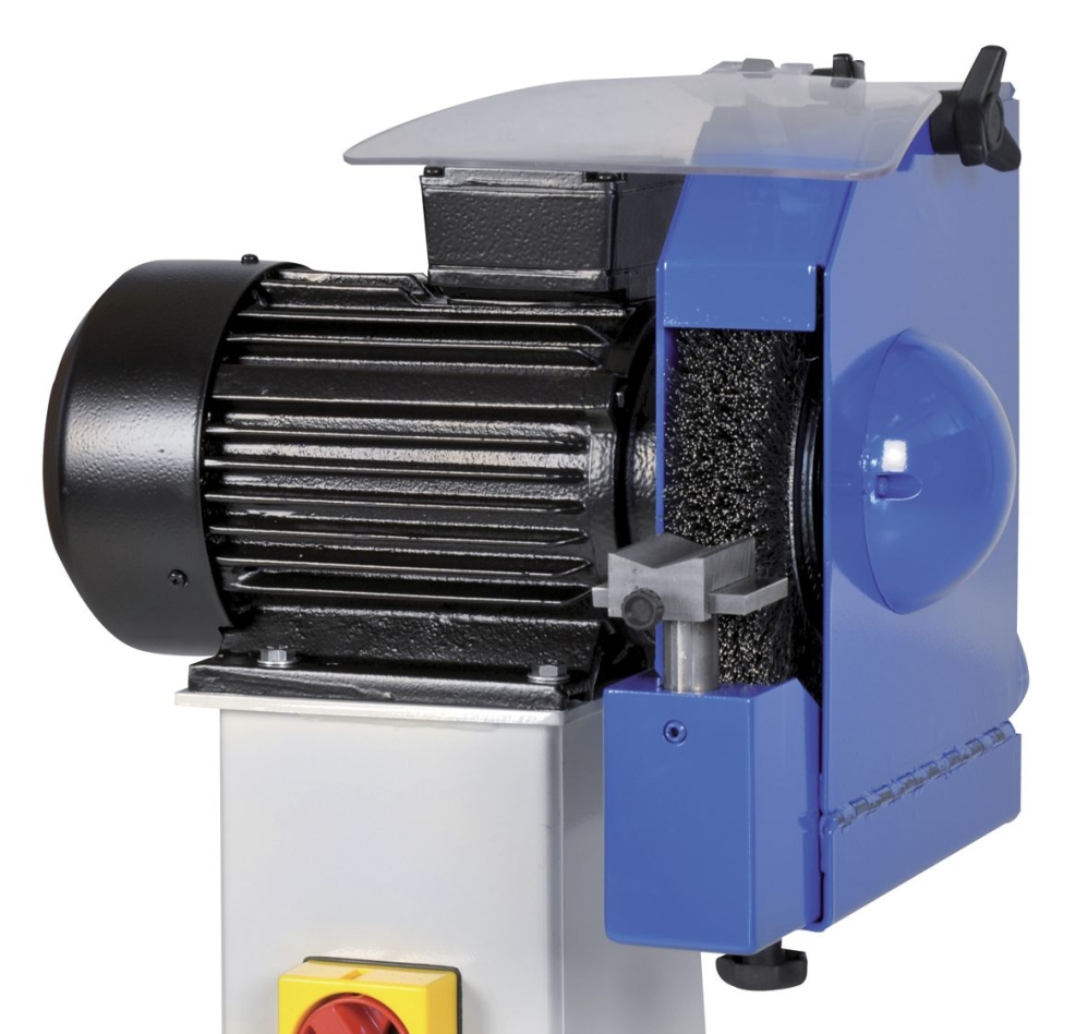 MetallKraft 713730251 BEG250S Mașină de curățat cu perii 250 mm cu aspirație