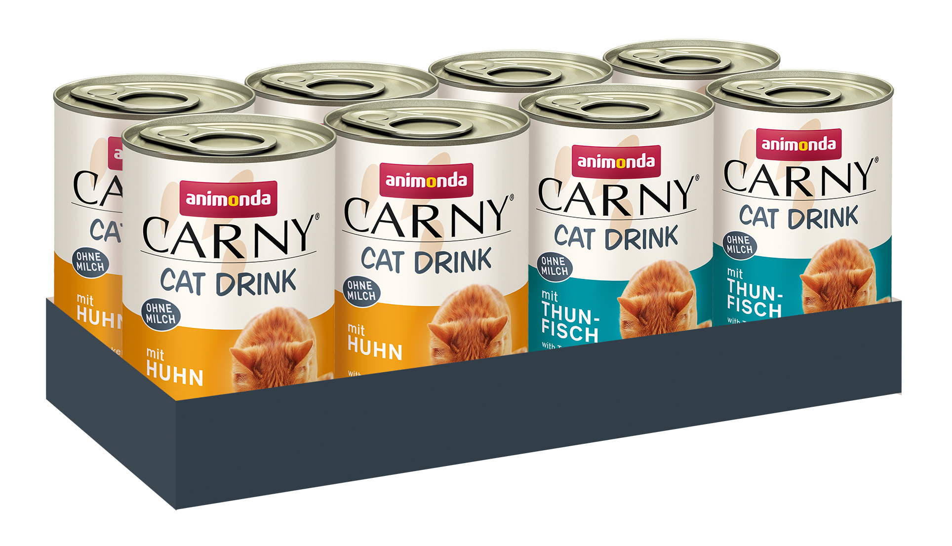Animonda Katzenmilch & Getränke Animonda Carny Cat Drink Probierpaket 8x140 ml