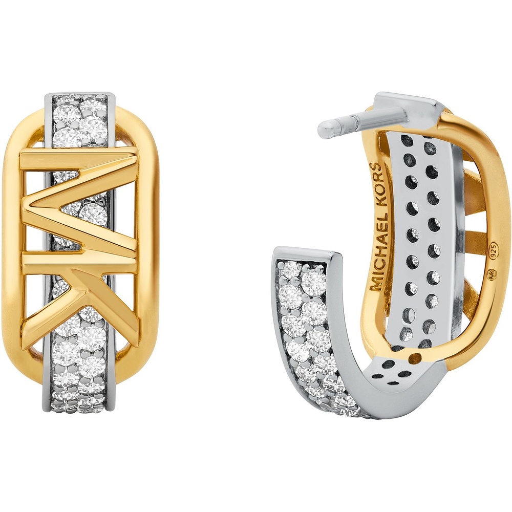 Michael Kors Créoles 925 Argent, 925 Argent Boucles d'oreilles