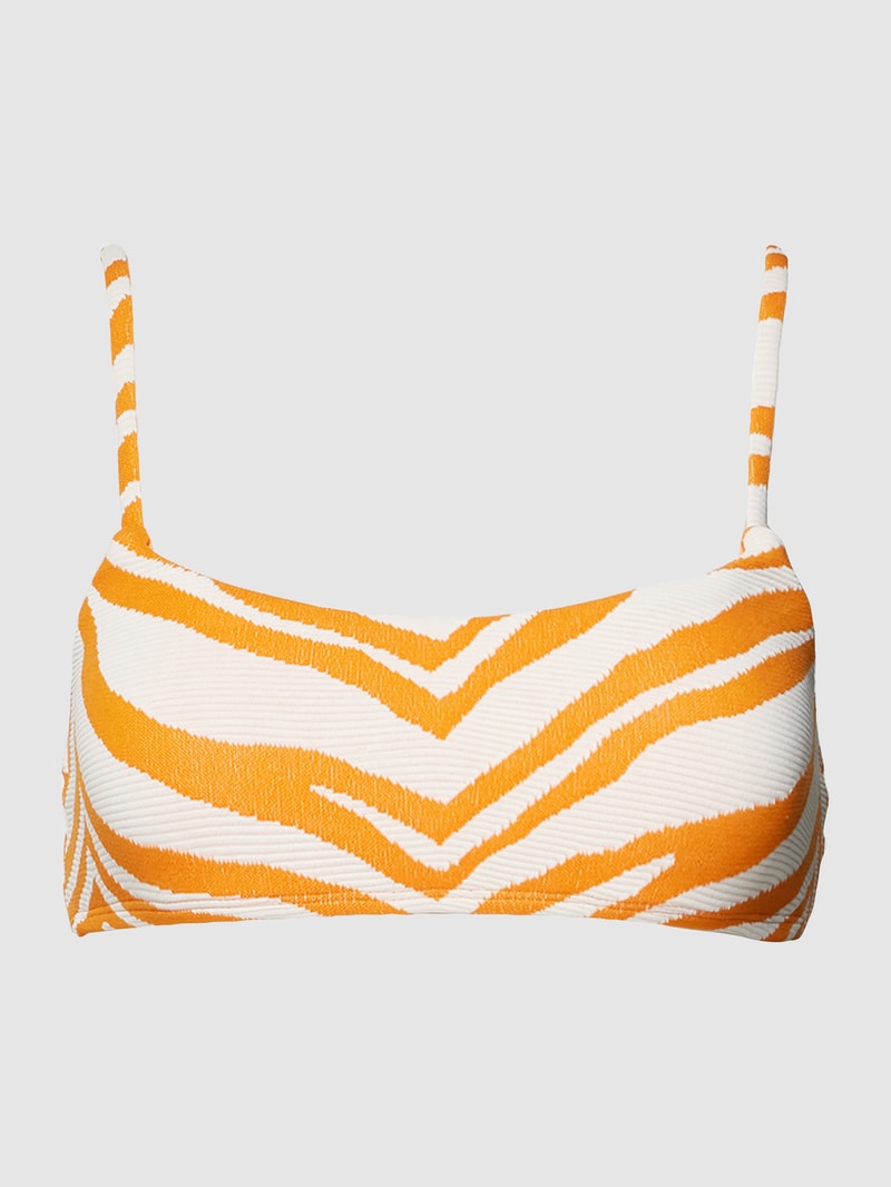Bikini-Oberteil mit Spaghettiträgern Modell 'Zecora Ezra' in orange
