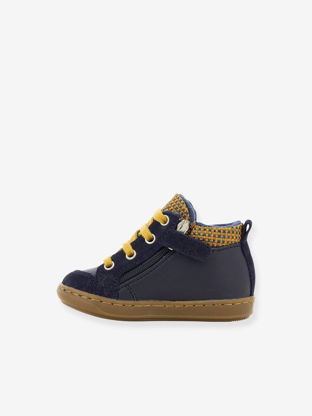 Shoo-Pom Baby Boots BOUBA ZIP WOOL SHOO POM - marine