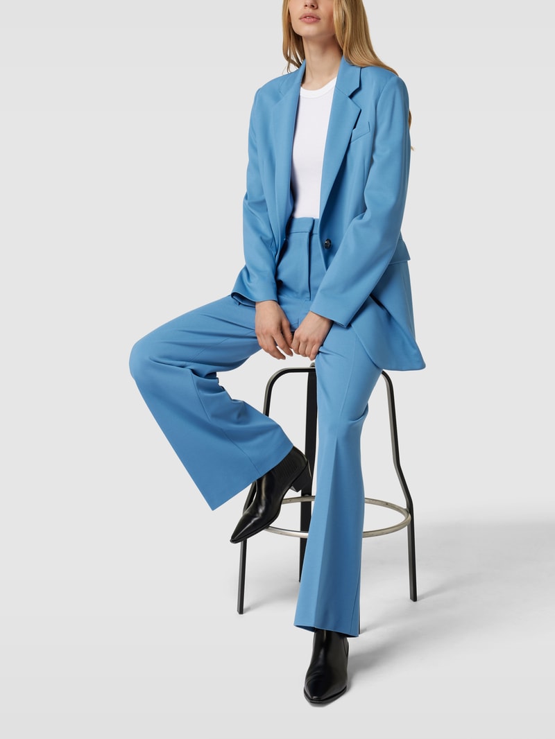 Blazer mit Label-Applikation Modell 'Jewetta' in bleu
