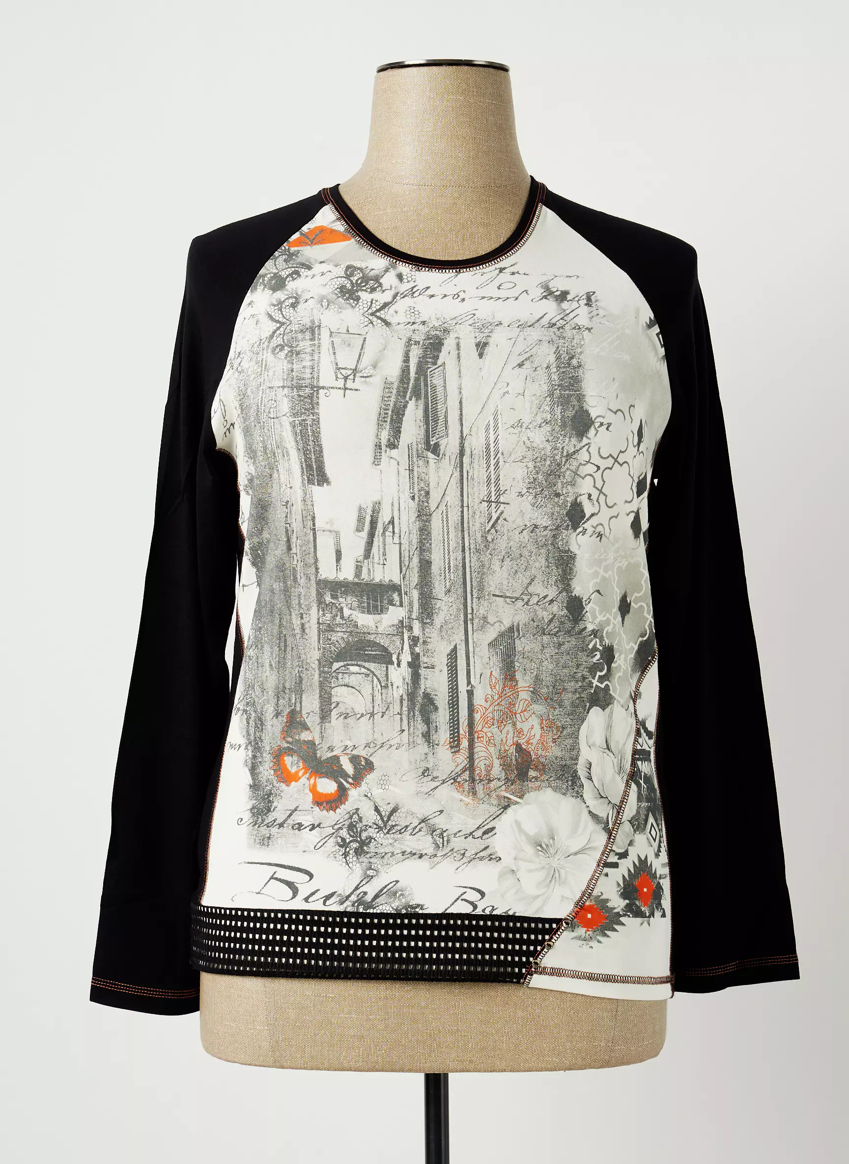 Jean Delfin Tshirts Femme couleur noir