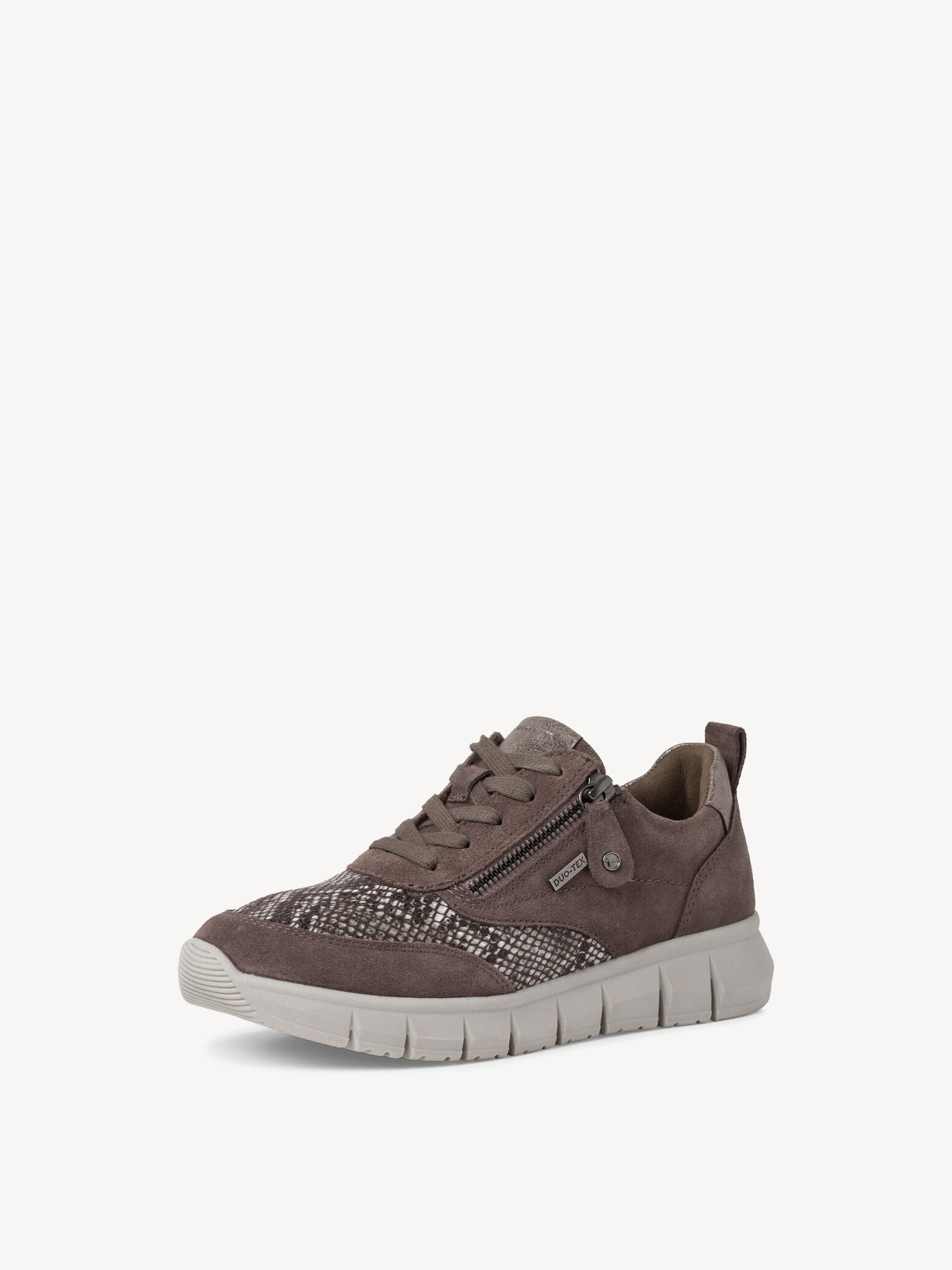 Derbie en cuir - gris