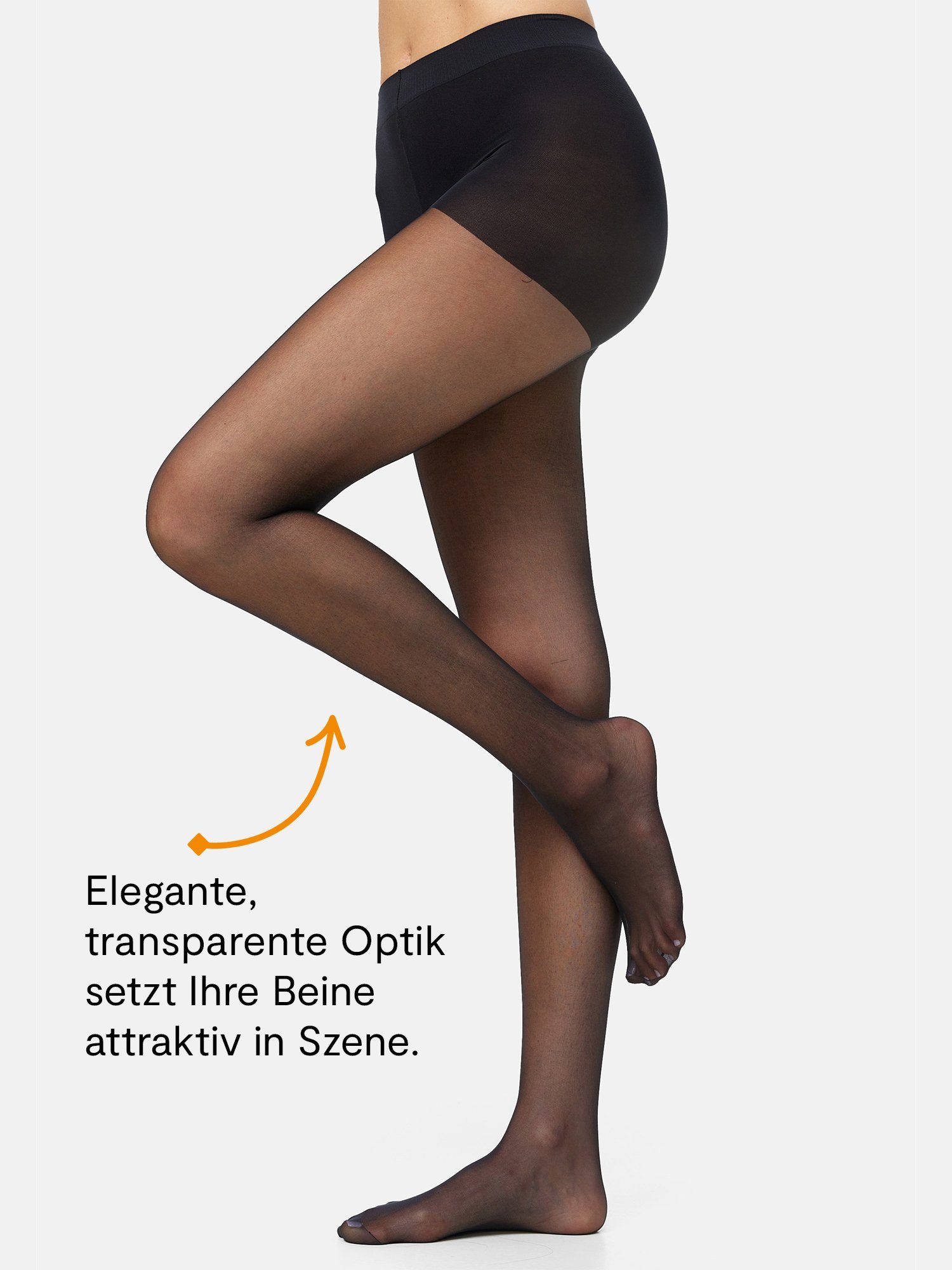 Nur Die Feinstrumpfhose Goodbye Laufmaschen 20 DEN Damen (1er/3er/6er/9er Pack 1 St) Transparent strapazierfähig haltbar Frauen Damen Multipack