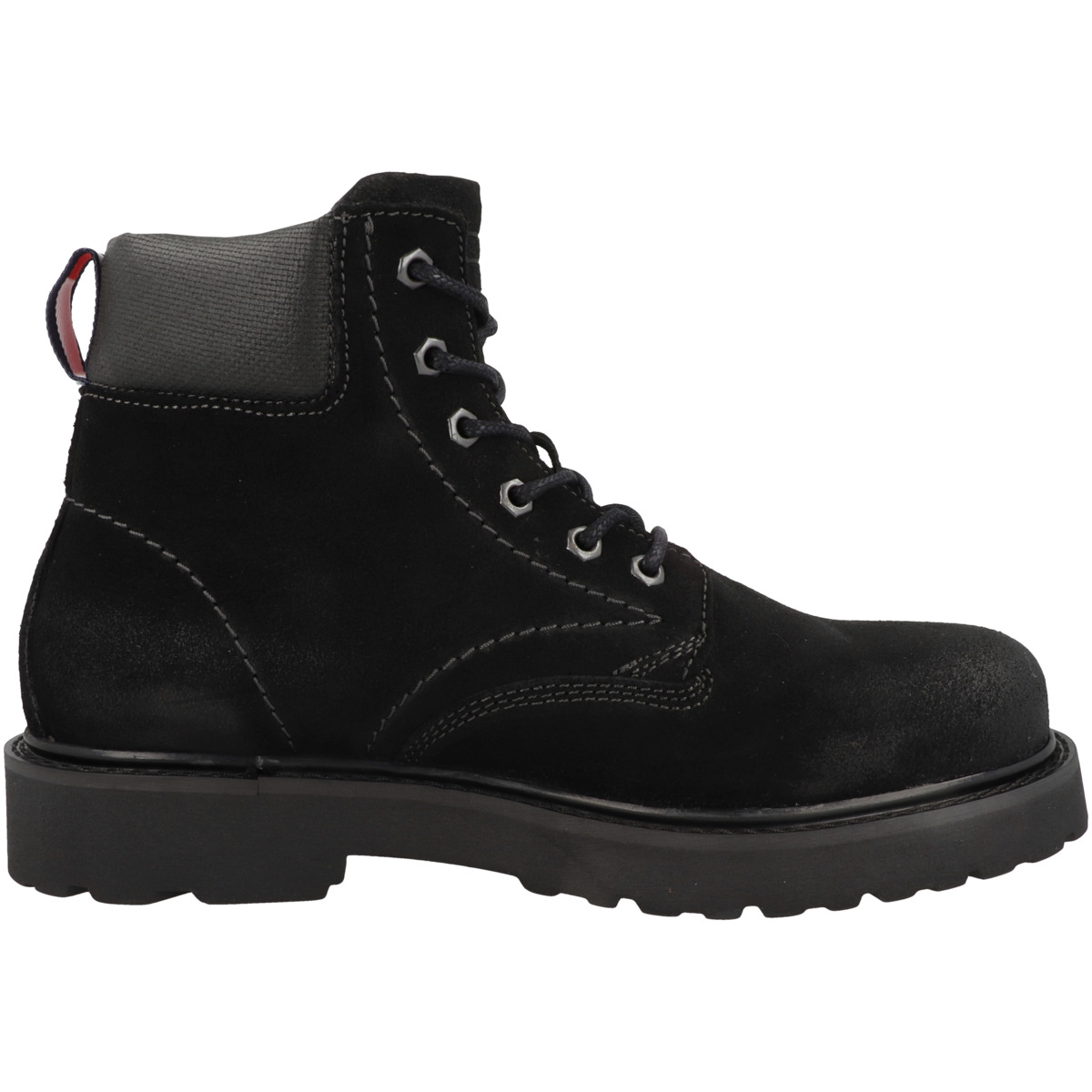 Tommy Hilfiger Tommy Jeans Bran Short Lace Up Nylon Collar Schnürboots schwarz