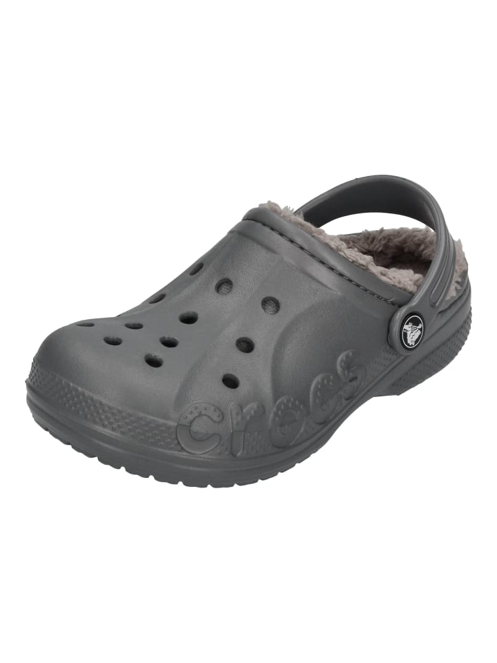 Crocs Hausschuhe Baya Lined Clog 207500-00Q in grau günstig kaufen