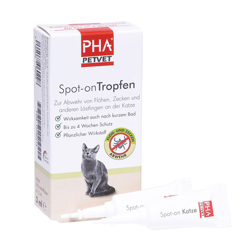 PHA Spot-on Tropfen für Katzen  2X1.5 ml  Tropfen