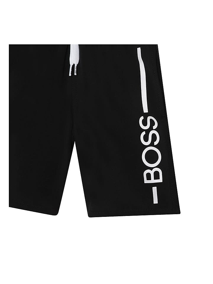 Hugo Boss Kids Badeshorts in Schwarz günstig kaufen 152