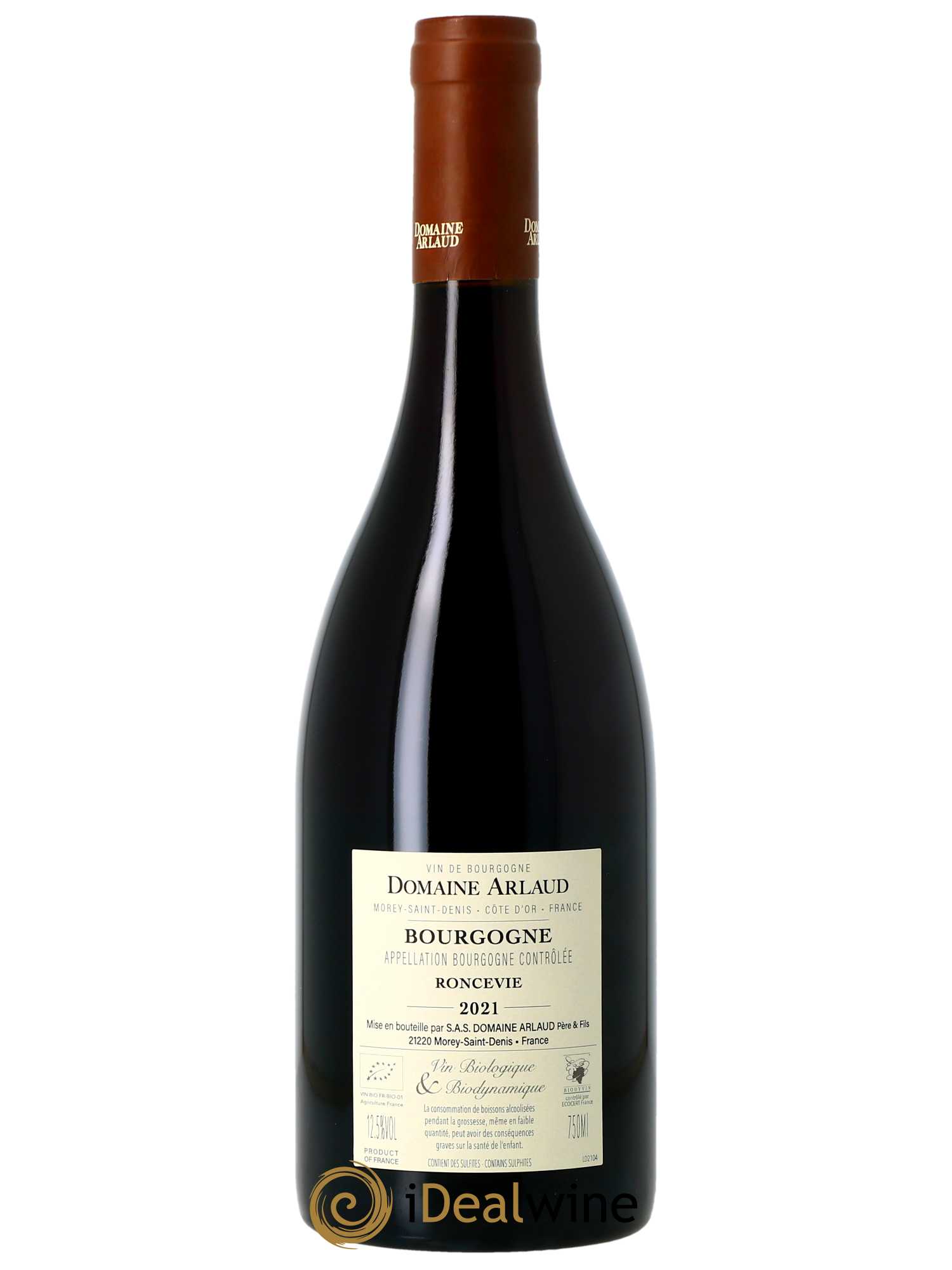 Bourgogne Roncevie Arlaud  2021 - Lot de 1 Bouteille