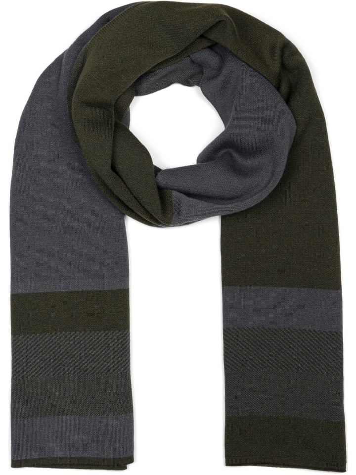 styleBREAKER Schal in Oliv-Grau günstig kaufen onesize
