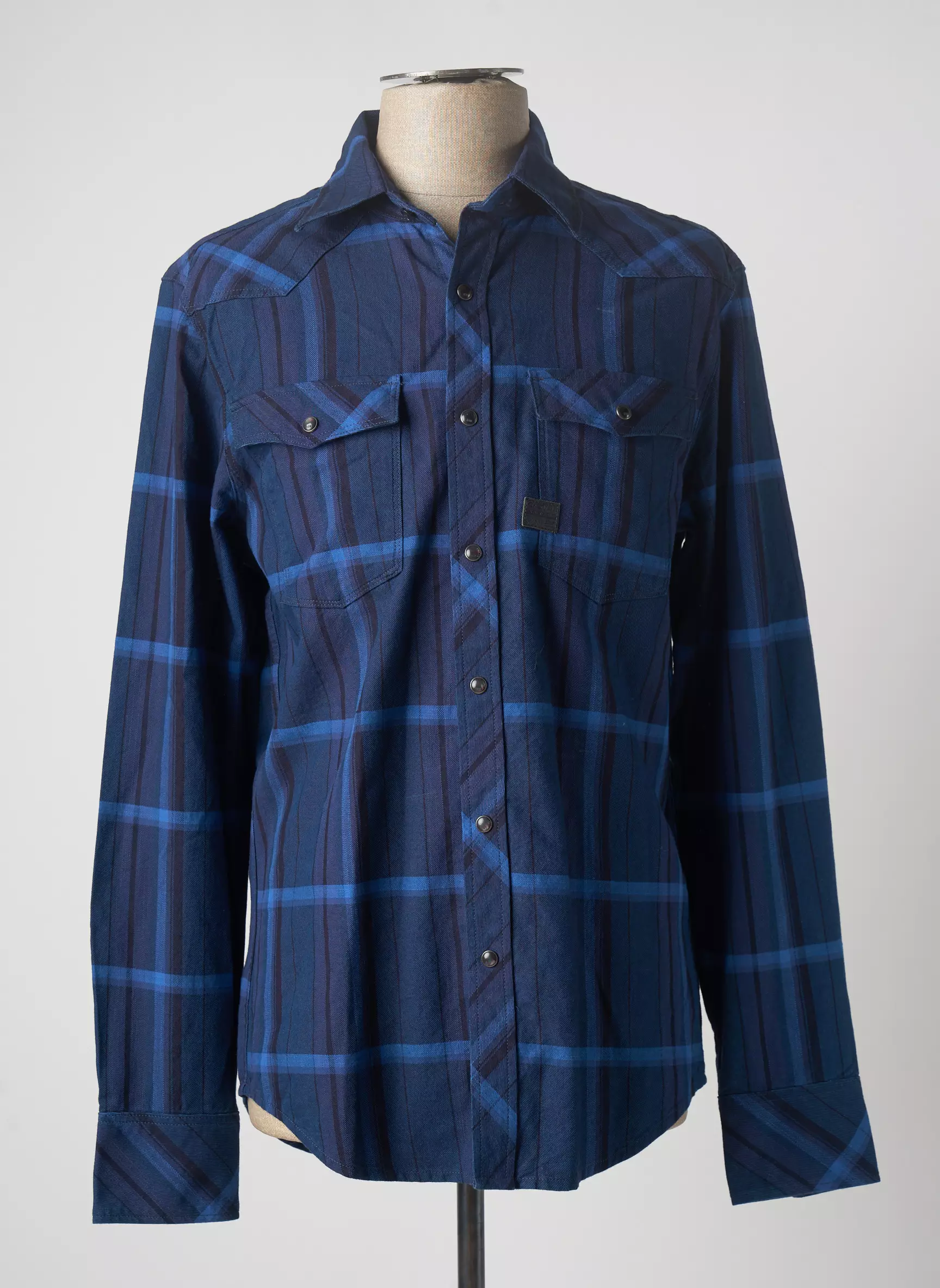 Raw 7 Manches Longues Homme couleur bleu