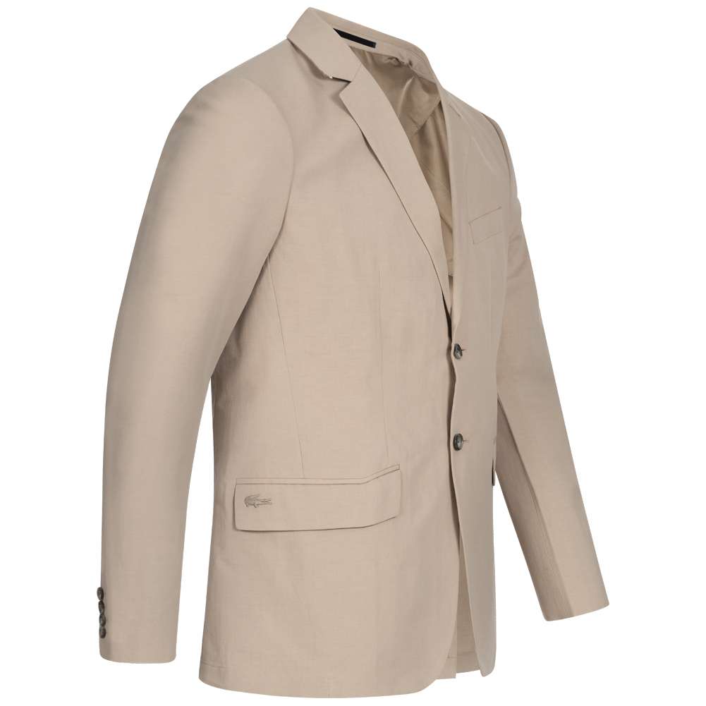 LACOSTE Bicolor Herren Leinen Anzugjacke VH1570-354