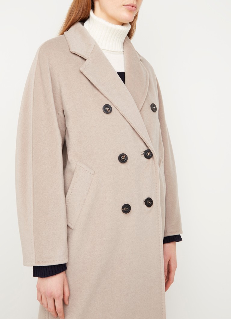 MaxMara Madame kaput od mješavine vune s remenom za vezanje