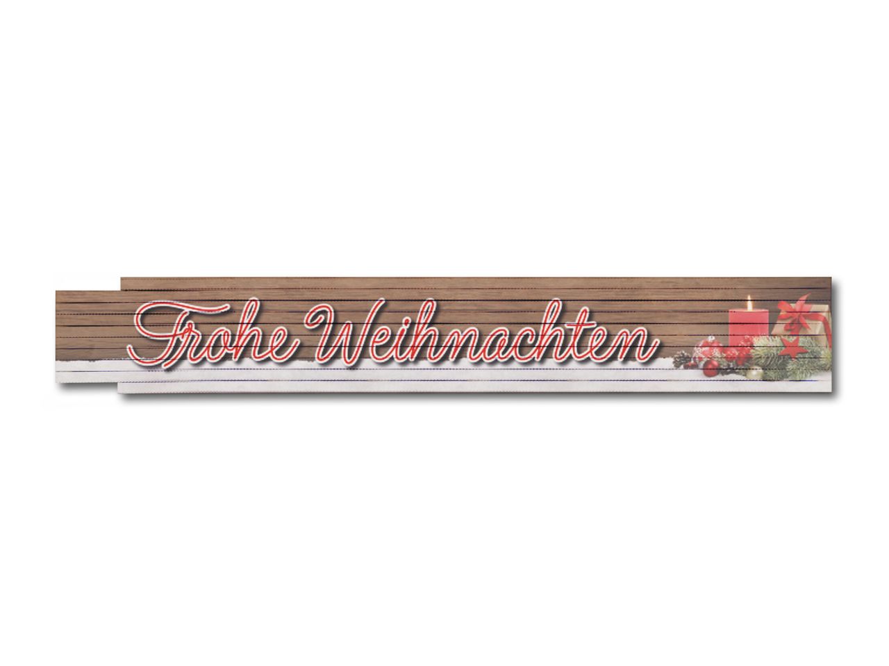 Sarei Zollstock mit Weihnachtsmotiv / Geschenk