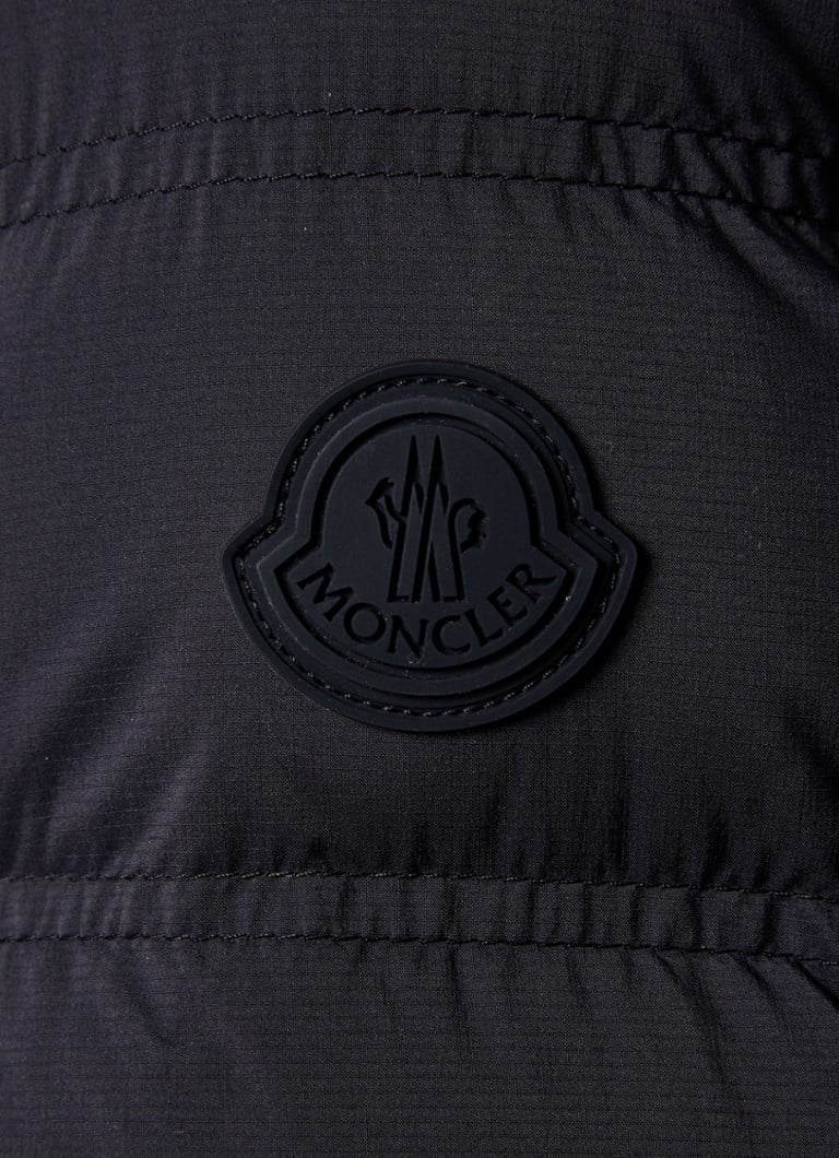Geacă matlasată Moncler Autaret cu puf și logo