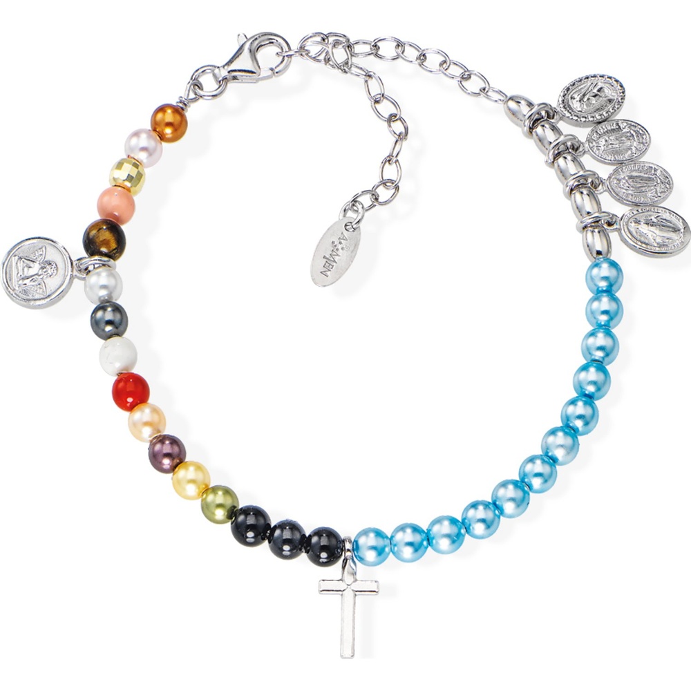 AMEN Bracelet 925 Argent Bracelet