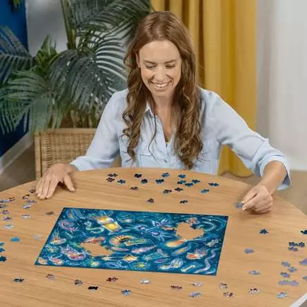 Puzzle 500 Teile - Farbenfrohe Quallen