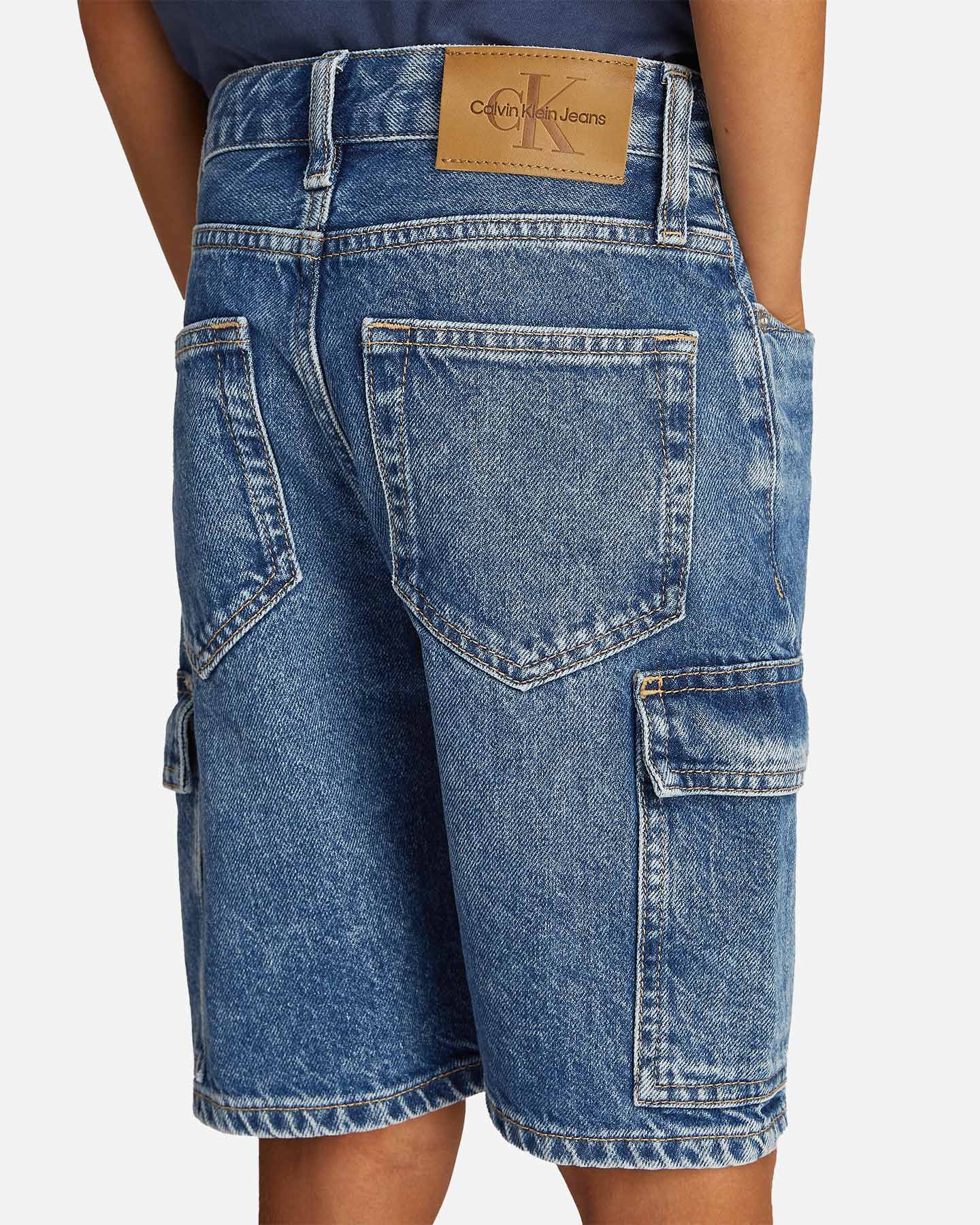 Bermudy Calvin Klein Jeans Cargo Relaxed Jr IB0IB02430-1A4