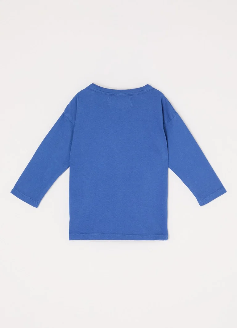 Tricou cu mânecă lungă și imprimeu din bumbac organic BOBO CHOOSES
