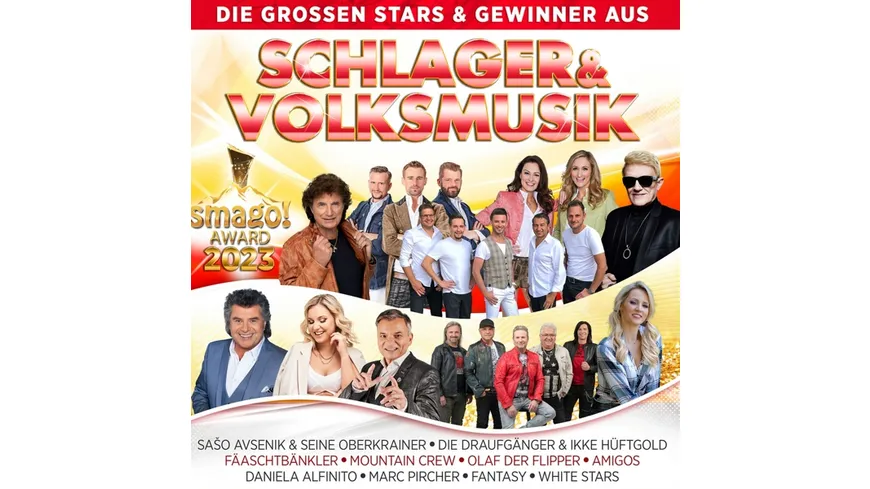 Die großen Stars & Gewinner aus Schlager & Volksmu