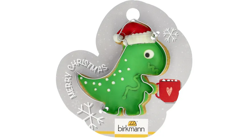 RBV BIRKMANN Ausstechform Weihnachtsdino 7,5cm