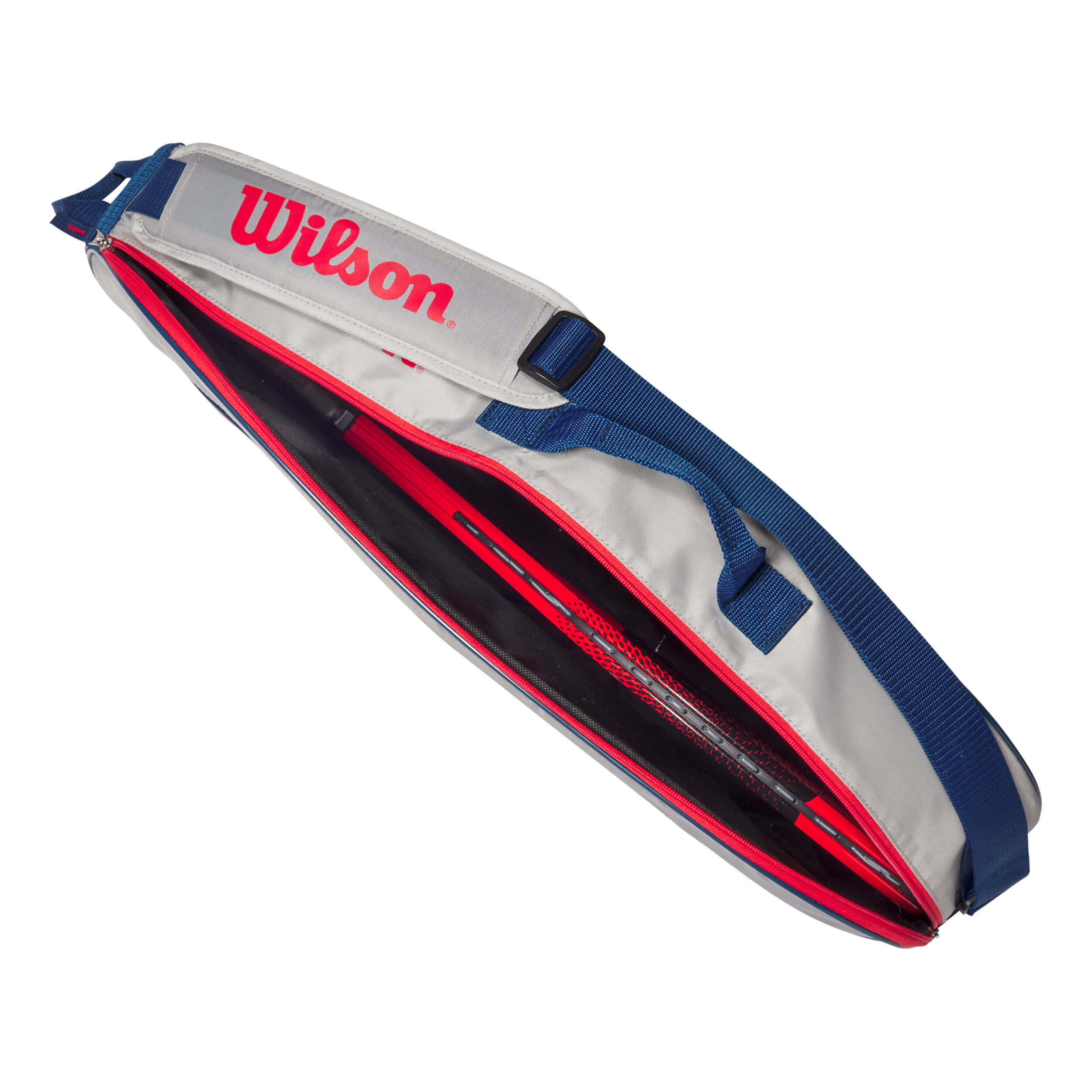 Junior Schlägertasche 3er - Grau, Rot