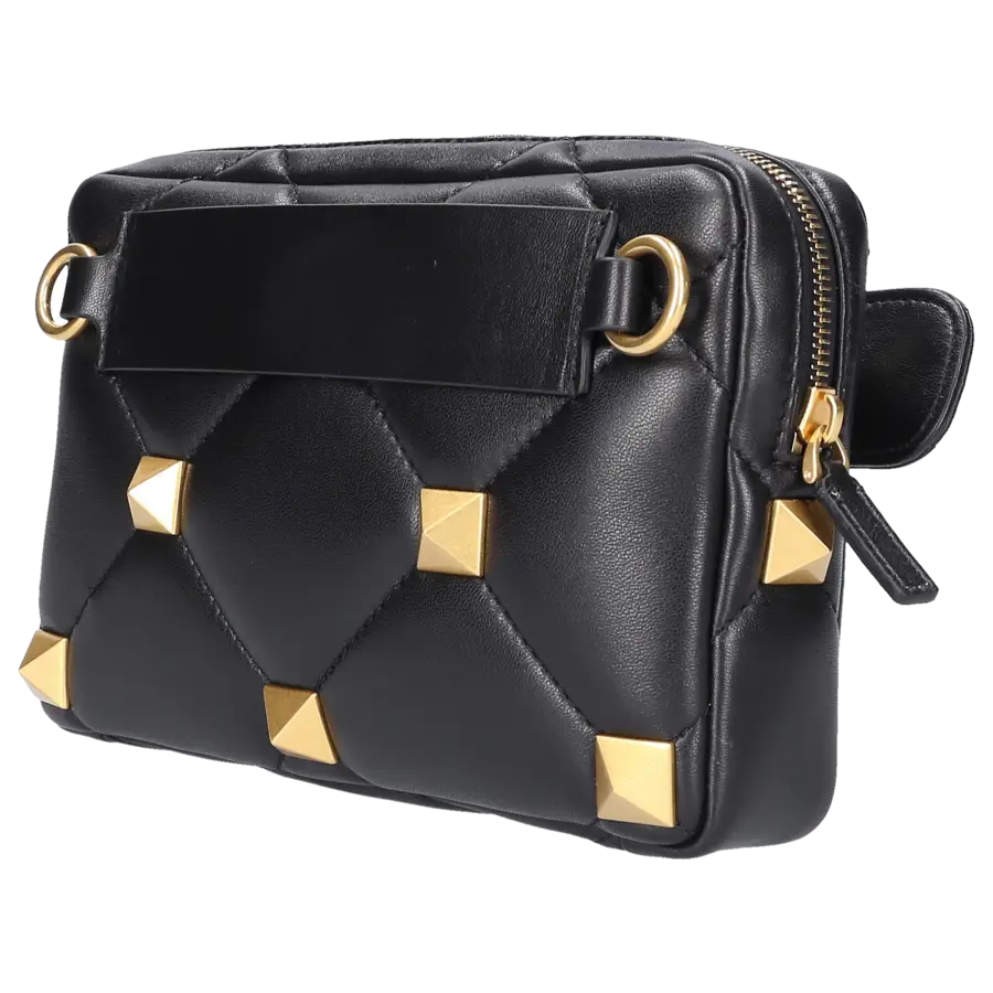 Valentino Garavani - Crossbody ROMAN STUD Nappaleder - schwarz