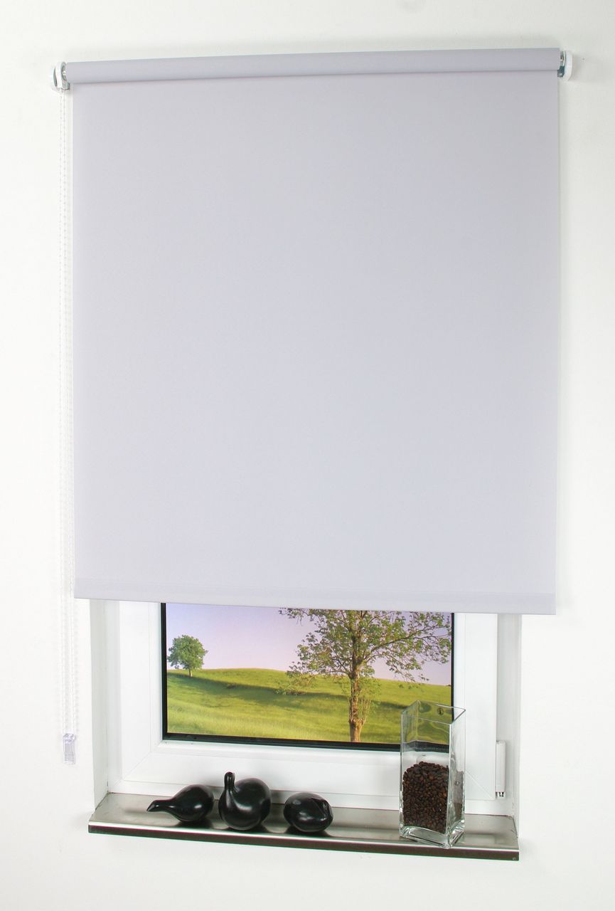 Bella Casa Seitenzugrollo, Kettenzugrollo, 180 x 142 cm, hellgrau