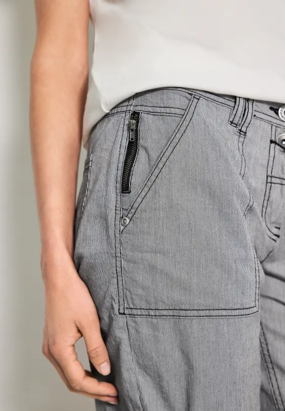 CECIL Loose Fit Streifenshorts