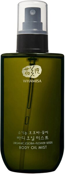 WHAMISA Organic Jojoba/Flower Seeds Body Oil Mist Körperöl