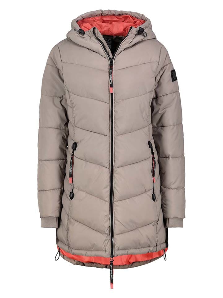 Sublevel Steppmantel in Taupe günstig kaufen